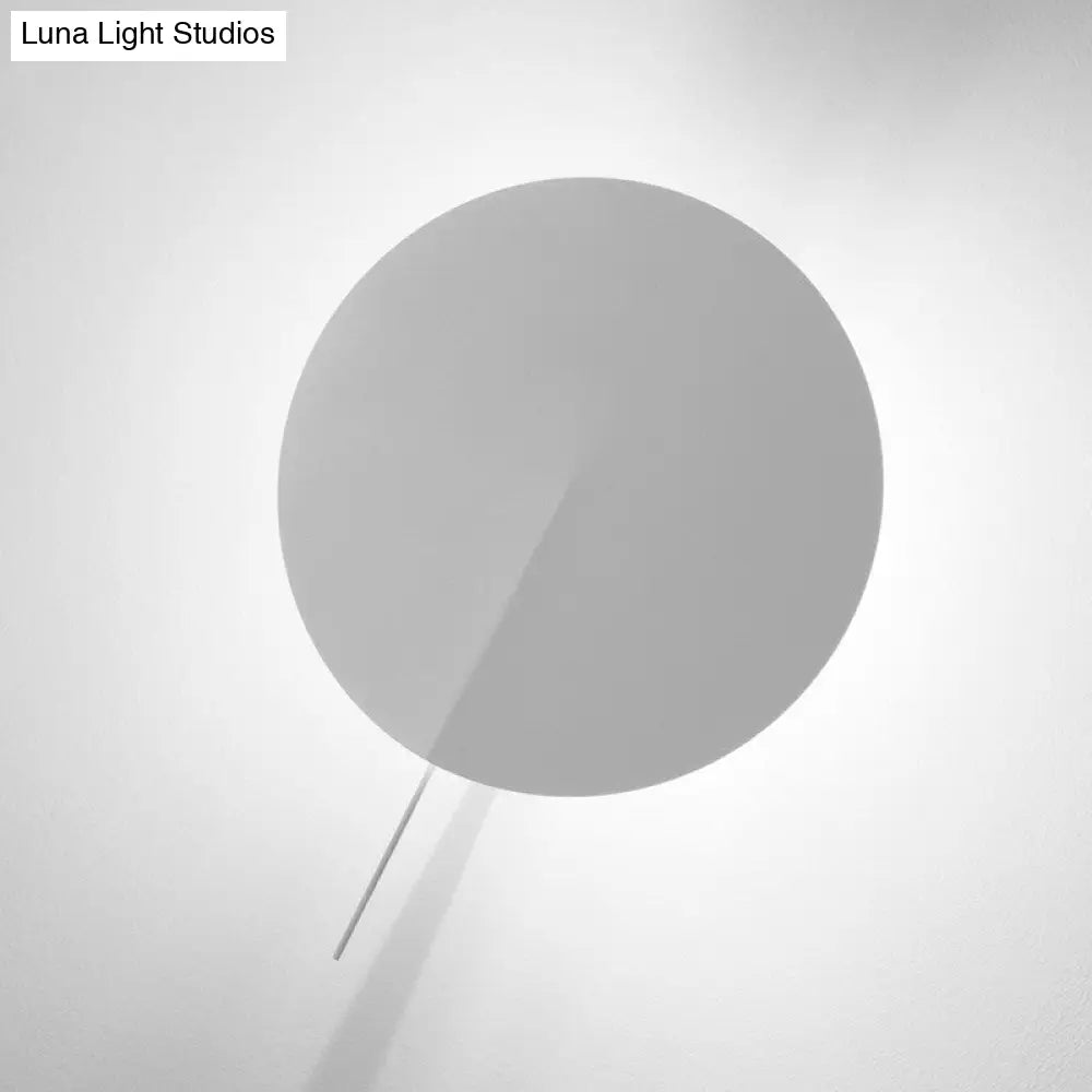 DecorBites™ DecorBites™ Metallic Art Deco Wall Sconce with Disk Shape and 1 Head for Stairway Lighting