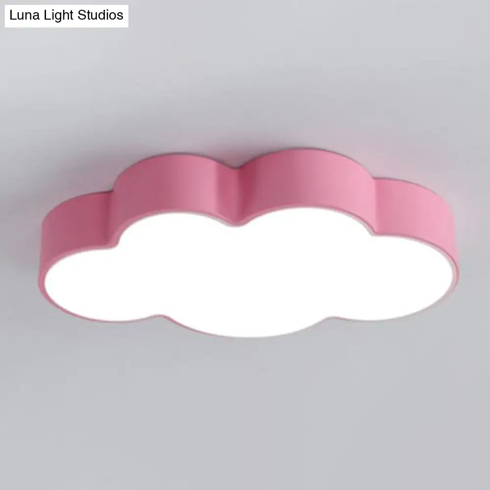 DecorBites™ DecorBites™ Metallic Cloud Flush Mount LED Light for Kid's Room