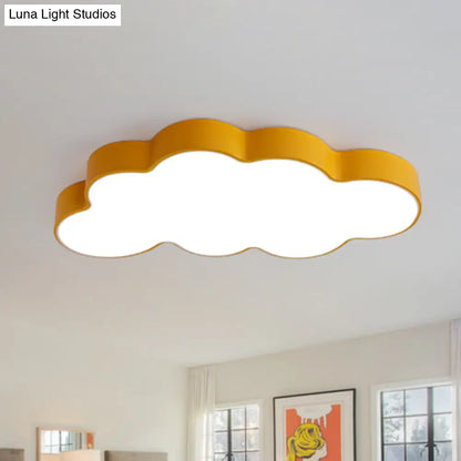 DecorBites™ DecorBites™ Metallic Cloud Flush Mount LED Light for Kid's Room