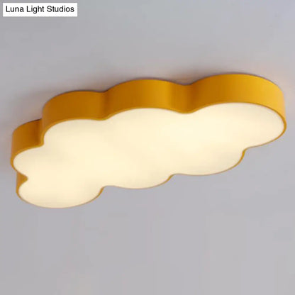DecorBites™ DecorBites™ Metallic Cloud Flush Mount LED Light for Kid's Room