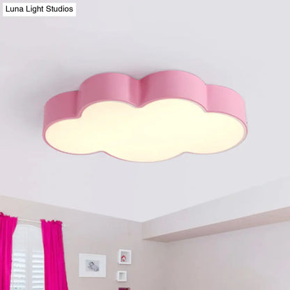 DecorBites™ DecorBites™ Metallic Cloud Flush Mount LED Light for Kid's Room