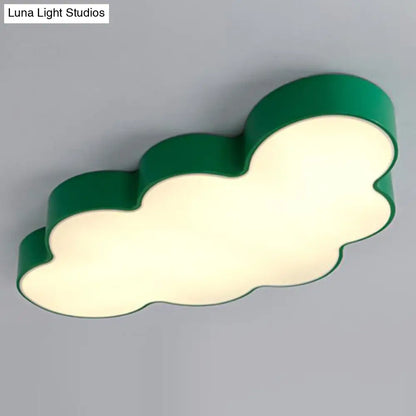 DecorBites™ DecorBites™ Metallic Cloud Flush Mount LED Light for Kid's Room