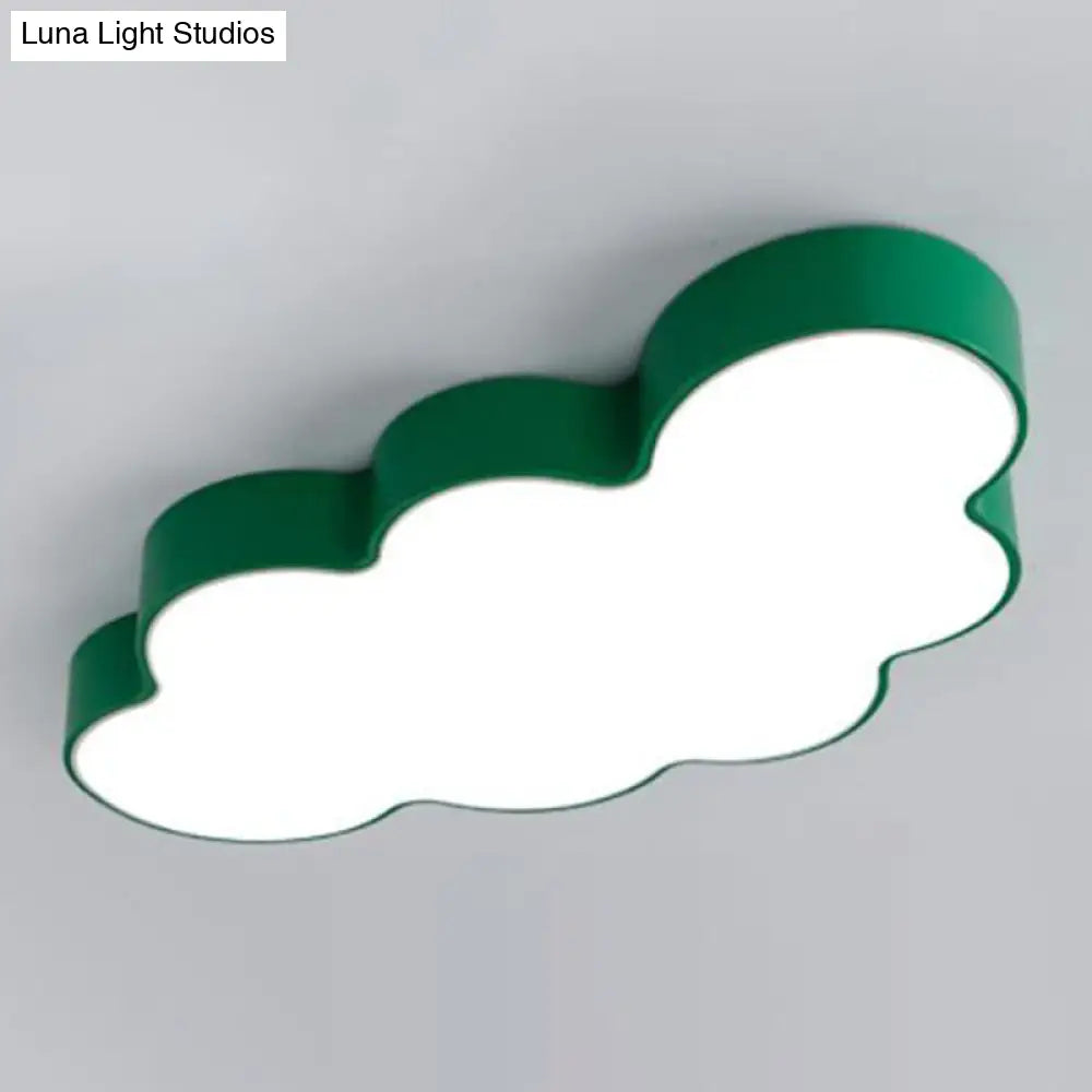 DecorBites™ DecorBites™ Metallic LED Flush Mount for Kids' Rooms with Acrylic Shade