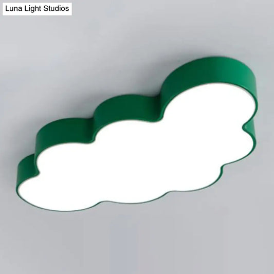 DecorBites™ DecorBites™ Metallic LED Flush Mount for Kids' Rooms with Acrylic Shade