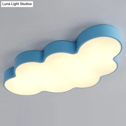DecorBites™ DecorBites™ Metallic LED Flush Mount for Kids' Rooms with Acrylic Shade