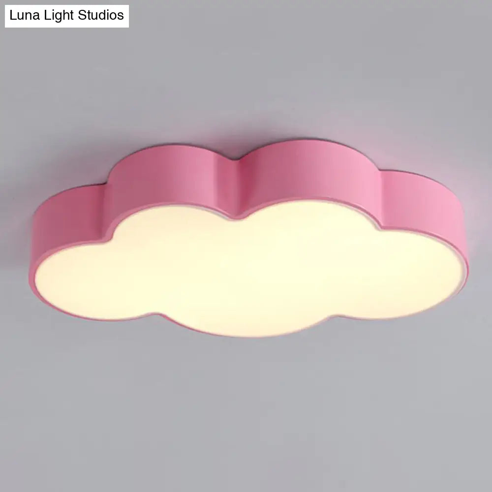 DecorBites™ DecorBites™ Metallic LED Flush Mount for Kids' Rooms with Acrylic Shade