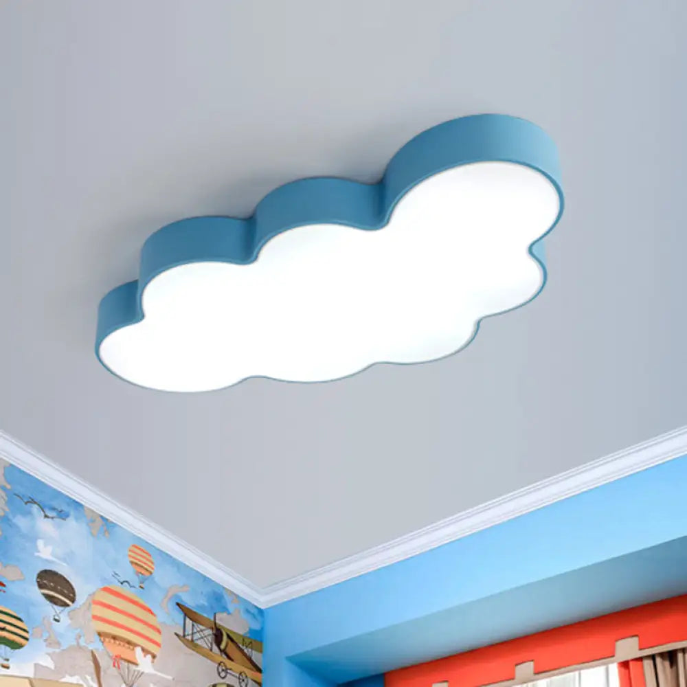 DecorBites™ DecorBites™ Metallic LED Flush Mount for Kids' Rooms with Acrylic Shade
