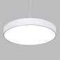 Metallic LED Pendant Light: Simple Style for Office Spaces