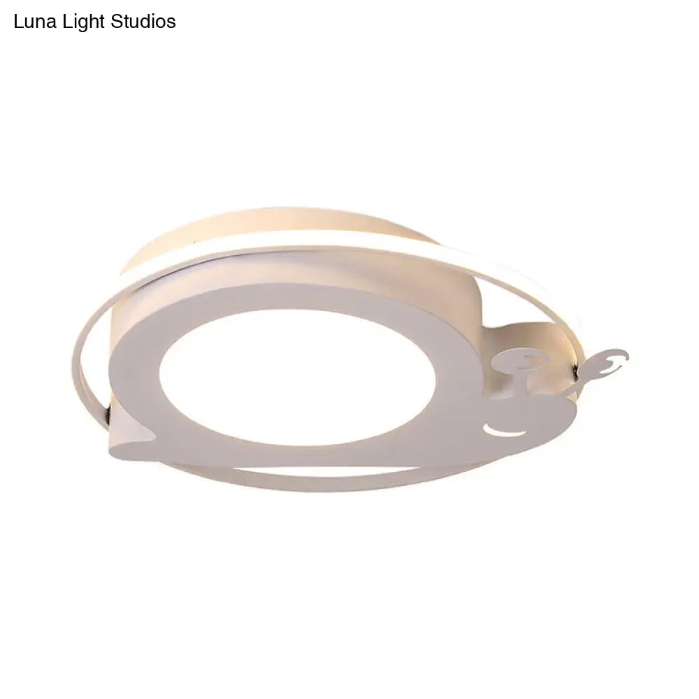 DecorBites™ DecorBites™ Metallic Snail LED Ceiling Lamp for Kindergarten with Acrylic Finish