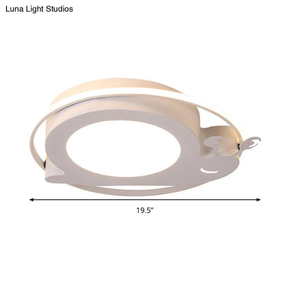 DecorBites™ DecorBites™ Metallic Snail LED Ceiling Lamp for Kindergarten with Acrylic Finish