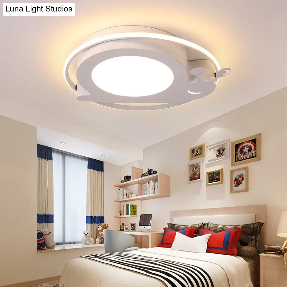DecorBites™ DecorBites™ Metallic Snail LED Ceiling Lamp for Kindergarten with Acrylic Finish