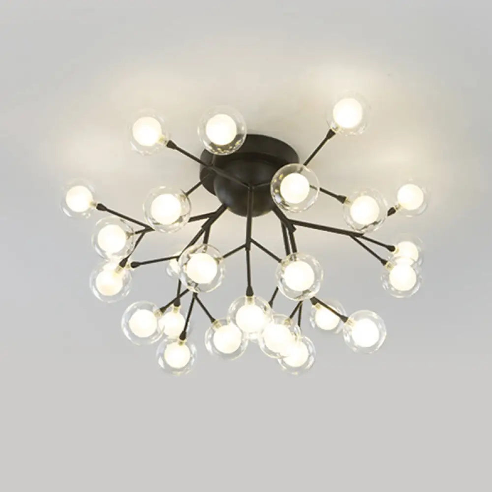 DecorBites™ DecorBites™ Metallic Tree Branch LED Ceiling Chandelier - Nordic Style Semi Flush Mount