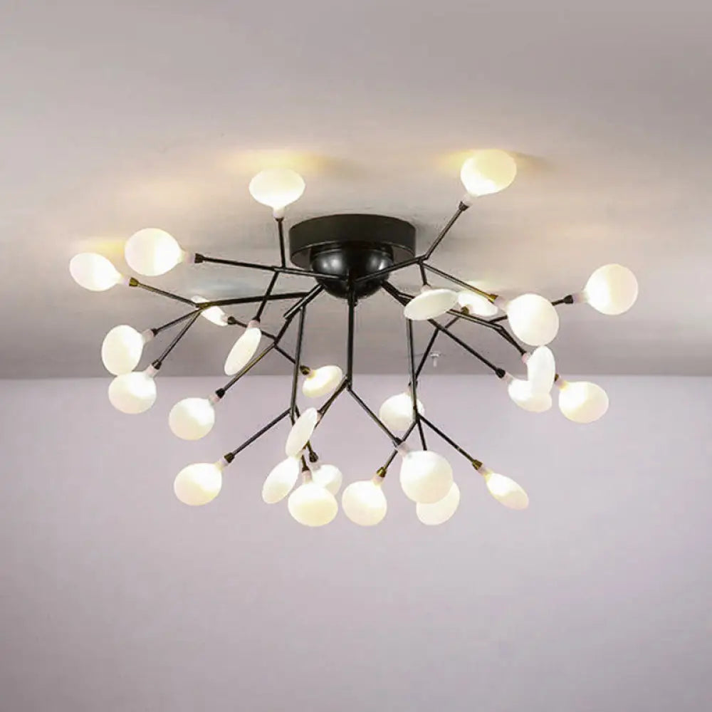 DecorBites™ DecorBites™ Metallic Tree Branch LED Ceiling Chandelier - Nordic Style Semi Flush Mount