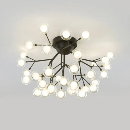 DecorBites™ DecorBites™ Metallic Tree Branch LED Ceiling Chandelier - Nordic Style Semi Flush Mount