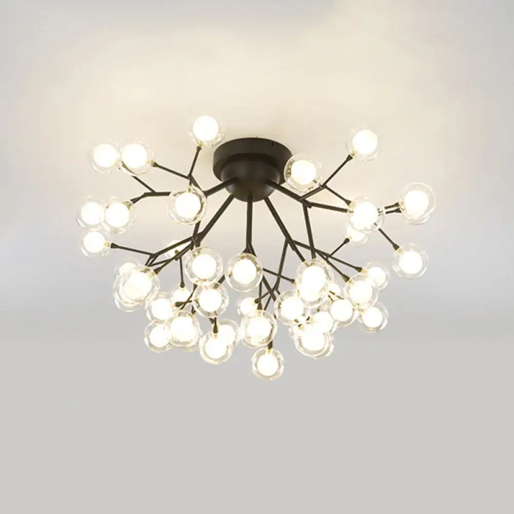 DecorBites™ DecorBites™ Metallic Tree Branch LED Ceiling Chandelier - Nordic Style Semi Flush Mount