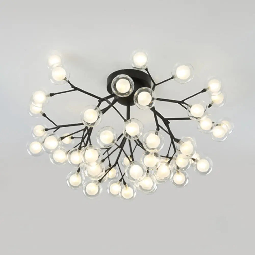 DecorBites™ DecorBites™ Metallic Tree Branch LED Ceiling Chandelier - Nordic Style Semi Flush Mount