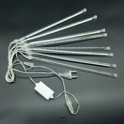 Meteor Shower LED String Lights for Outdoor Decor