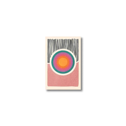 Mid Century Abstract Color Block Wall Art Set - CJ50038-2 / 30x40cm no frame
