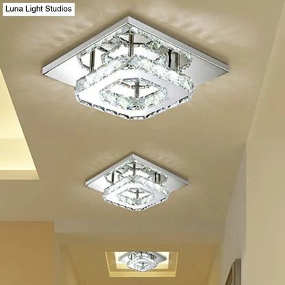 DecorBites™ DecorBites™ Mini Crystal-Encrusted LED Ceiling Light for Bedroom