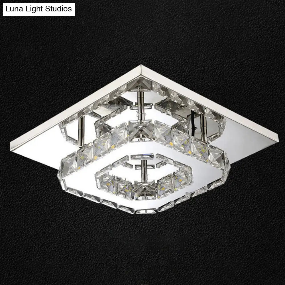DecorBites™ DecorBites™ Mini Crystal-Encrusted LED Ceiling Light for Bedroom