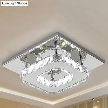 DecorBites™ DecorBites™ Mini Crystal-Encrusted LED Ceiling Light for Bedroom