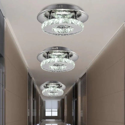 DecorBites™ DecorBites™ Mini Crystal-Encrusted LED Ceiling Light for Bedroom