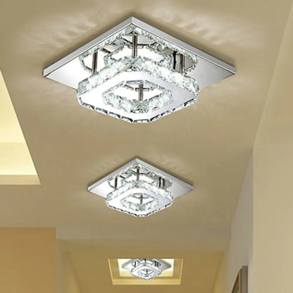 DecorBites™ DecorBites™ Mini Crystal-Encrusted LED Ceiling Light for Bedroom