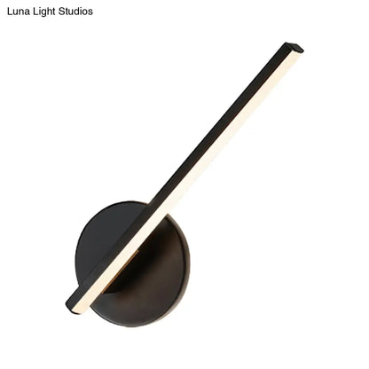 DecorBites™ DecorBites™ Minimal Black/White Linear LED Wall Lamp for Bedroom with Warm/White Light