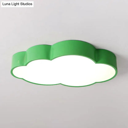 DecorBites™ DecorBites™ Minimalist Acrylic Flush Light with LED Cloud Shade for Nursery - Ceiling Fixture