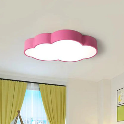 DecorBites™ DecorBites™ Minimalist Acrylic Flush Light with LED Cloud Shade for Nursery - Ceiling Fixture