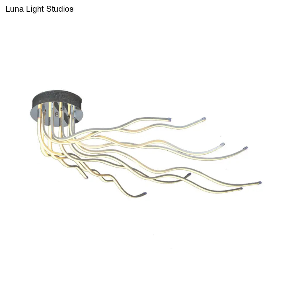 DecorBites™ DecorBites™ Minimalist Aluminum LED Ceiling Light in Warm/White