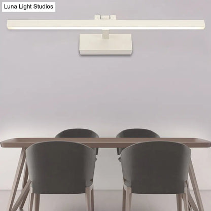 DecorBites™ DecorBites™ Minimalist Aluminum Wall Lamp - LED Vanity Mirror Light for Bathroom (16"/19.5" W) - Black/White