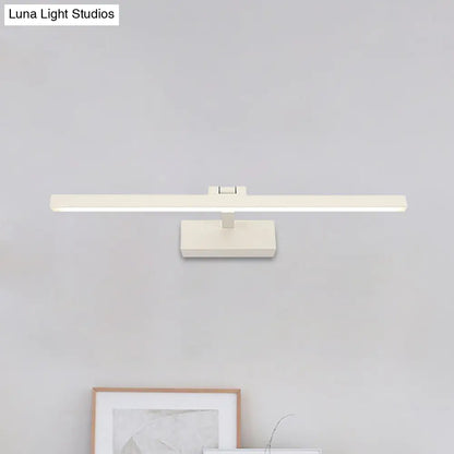 DecorBites™ DecorBites™ Minimalist Aluminum Wall Lamp - LED Vanity Mirror Light for Bathroom (16"/19.5" W) - Black/White