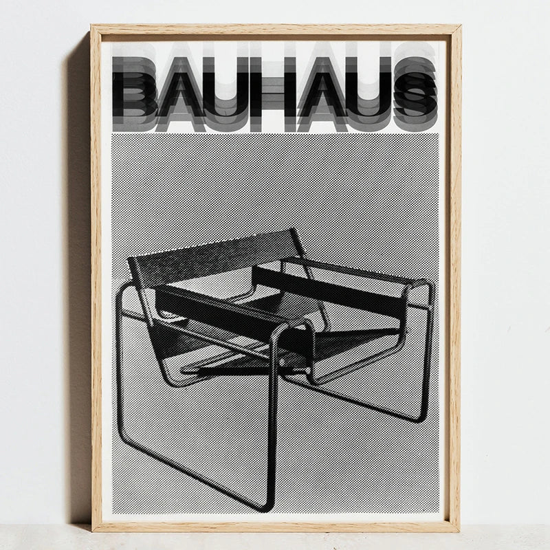 ’Minimalist Bauhaus Exhibition Posters - Canvas Wall Art’ - Posters