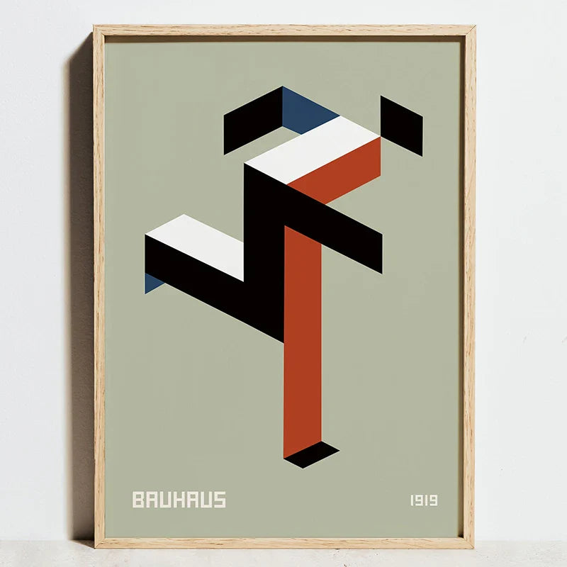 ’Minimalist Bauhaus Exhibition Posters - Canvas Wall Art’ - Posters