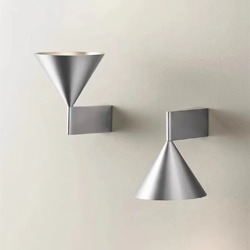 Minimalist Black Conical Aluminum Pendant Light - Decorbites