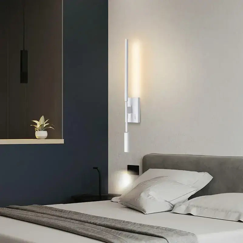 Minimalist black wall lamp decorbites decorative led wall featuring a sleek white sconce with warm led light spotlight