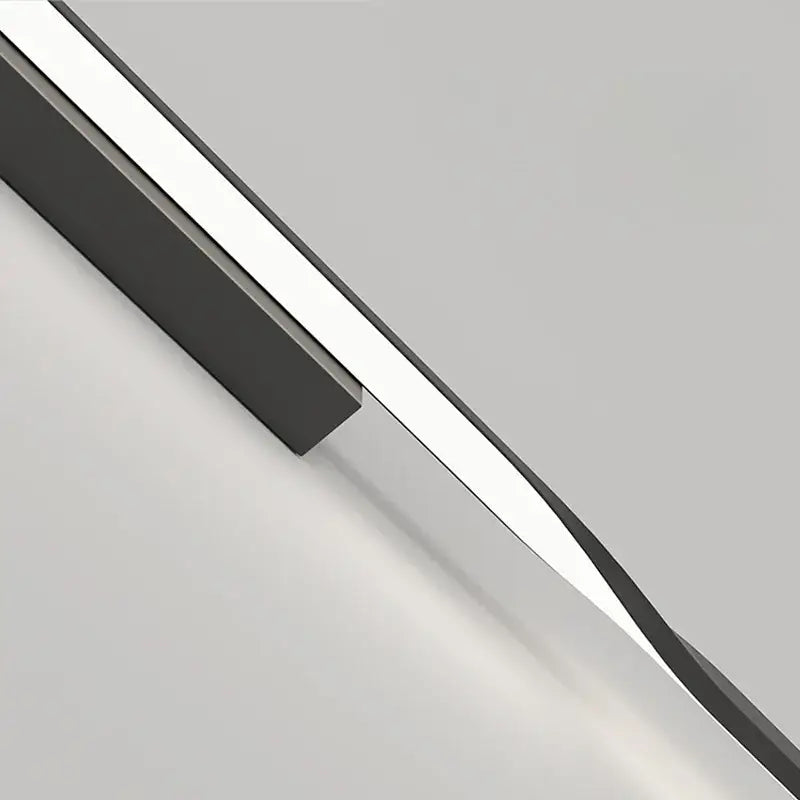 Minimalist black and gold led wall sconce with sleek linear led strip light and bright white illumination for living room decorbites led wall