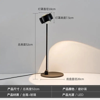 A sleek minimalist black induction dimming floor lamp with matte black finish and glass shade for living room decorbites