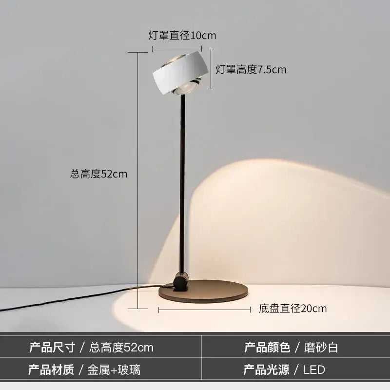 A minimalist floor lamp with induction dimming features a matte white glass shade and black metal stem for modern decorbites decor