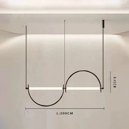 Minimalist Chrome Alloy LED Pendant Light - Decorbites