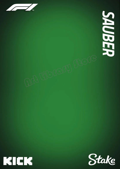 Minimalist Formula 1 Canvas Wall Art - 40X60cm Unframed / 6 - Posters