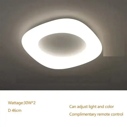 Minimalist frosted white cloud led pendant light with sleek oval design and soft diffused glow for home office decorbites cloud led