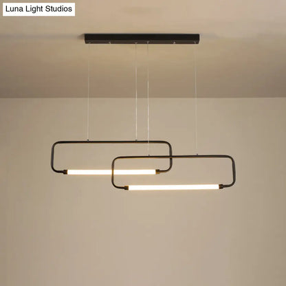 DecorBites™ Minimalist Geometric LED Dining Room Pendant Light