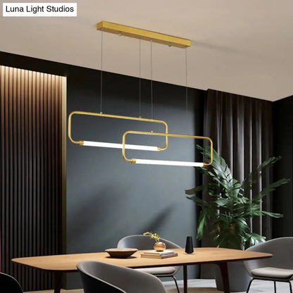 DecorBites™ Minimalist Geometric LED Dining Room Pendant Light