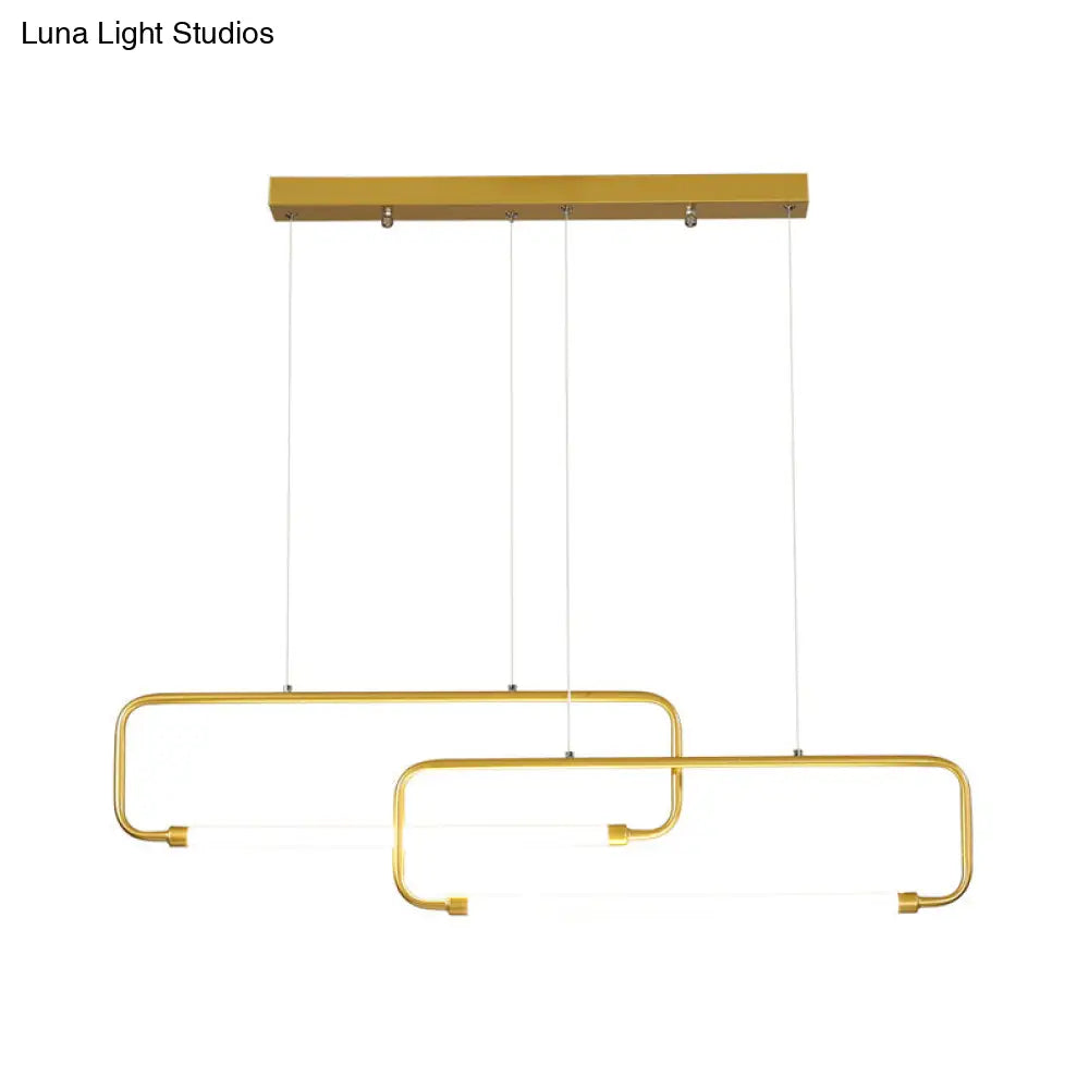 DecorBites™ Minimalist Geometric LED Dining Room Pendant Light