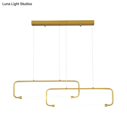 DecorBites™ Minimalist Geometric LED Dining Room Pendant Light