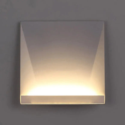 DecorBites™ DecorBites™ Minimalist Geometric Metal LED Wall Sconce in Warm/White Lighting for Bedroom
