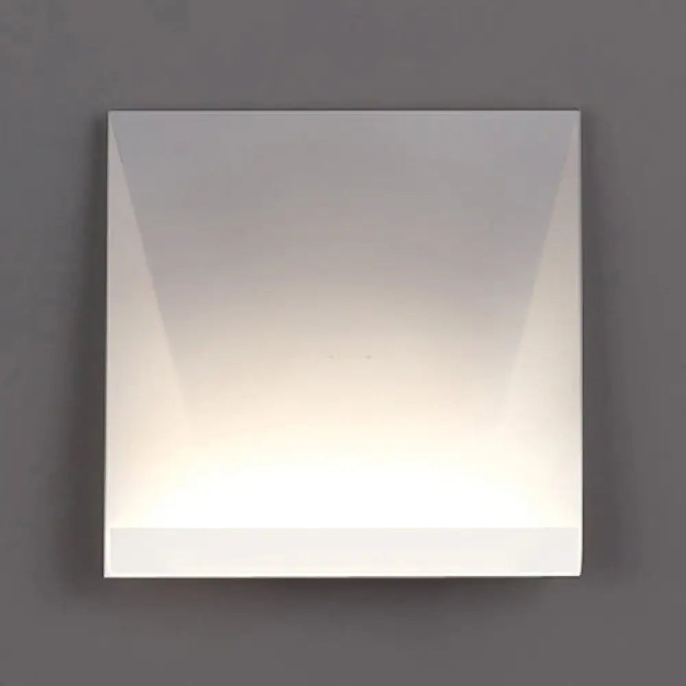 DecorBites™ DecorBites™ Minimalist Geometric Metal LED Wall Sconce in Warm/White Lighting for Bedroom