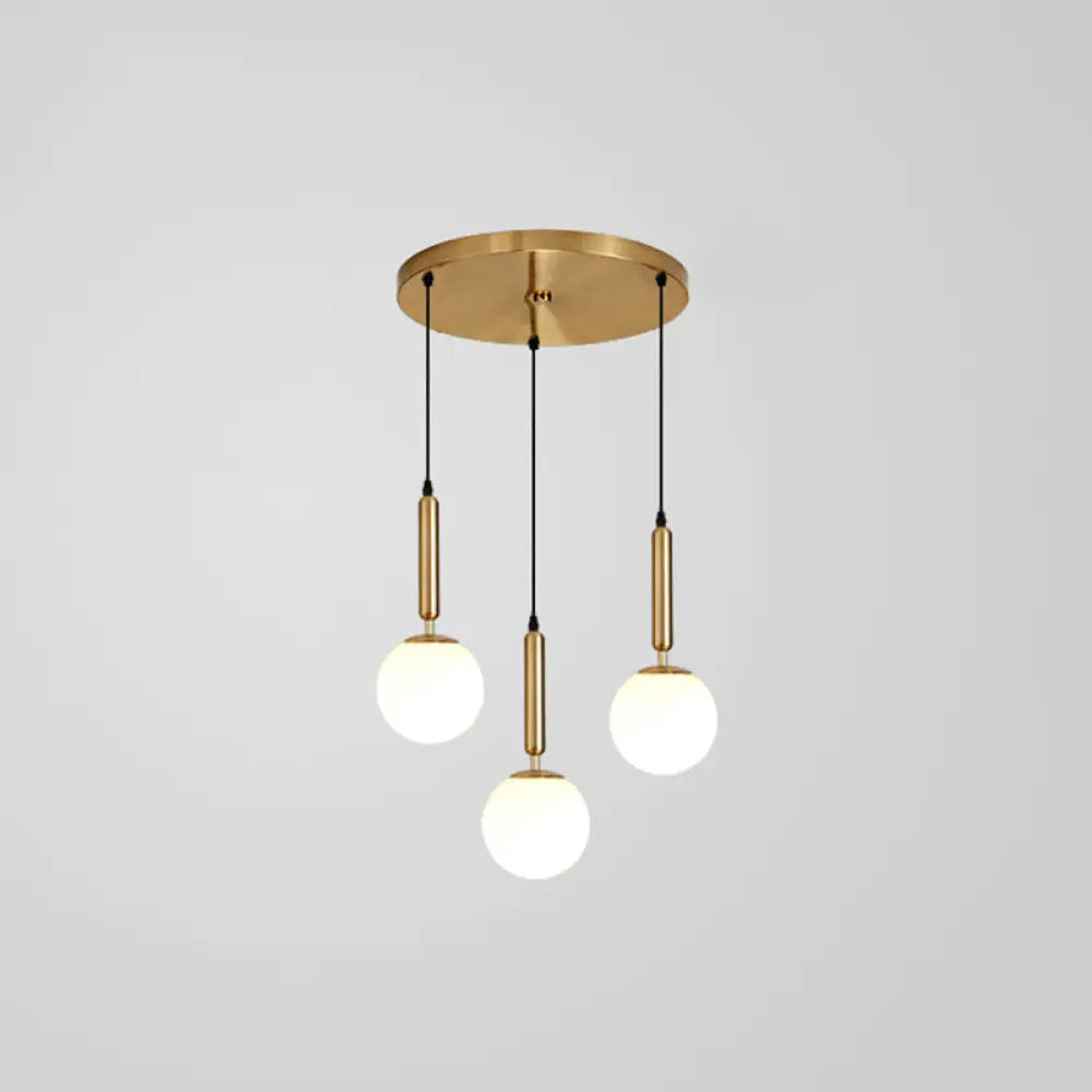 Minimalist Globe Pendant Light for Modern Living Rooms